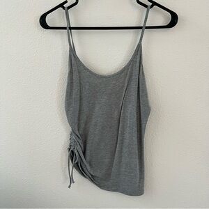 Lululemon Grey Asymmetrical Tie Tank size 4